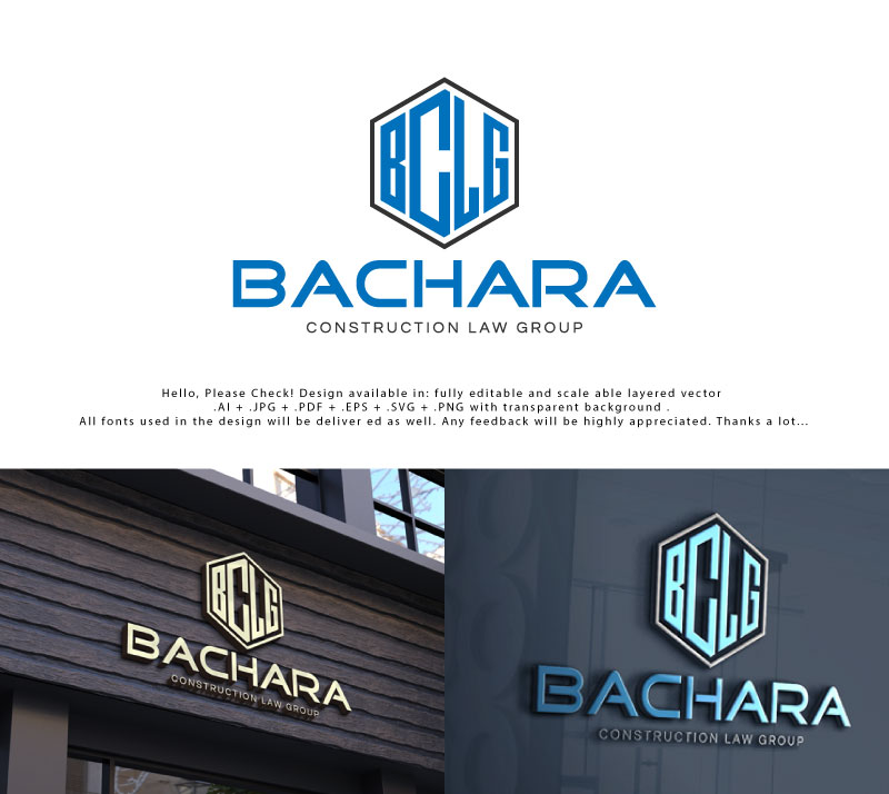 Logo Design by Pro_DesignMaster for Bachara Construction Law Group | Design #26550302