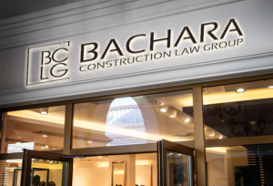 Diseño de Logo por graphicevolution para Bachara Construction Law Group | Diseño: #26669021