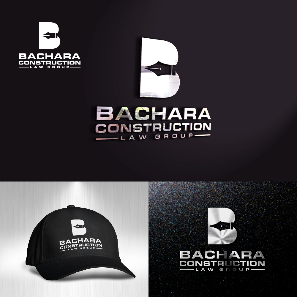 Logo Design by AlphabetZero.co.uk for Bachara Construction Law Group | Design #26586307
