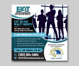 8.5 x 8.5 Flyer Design - Loan Originator Team | Flyer-Design von ecorokerz