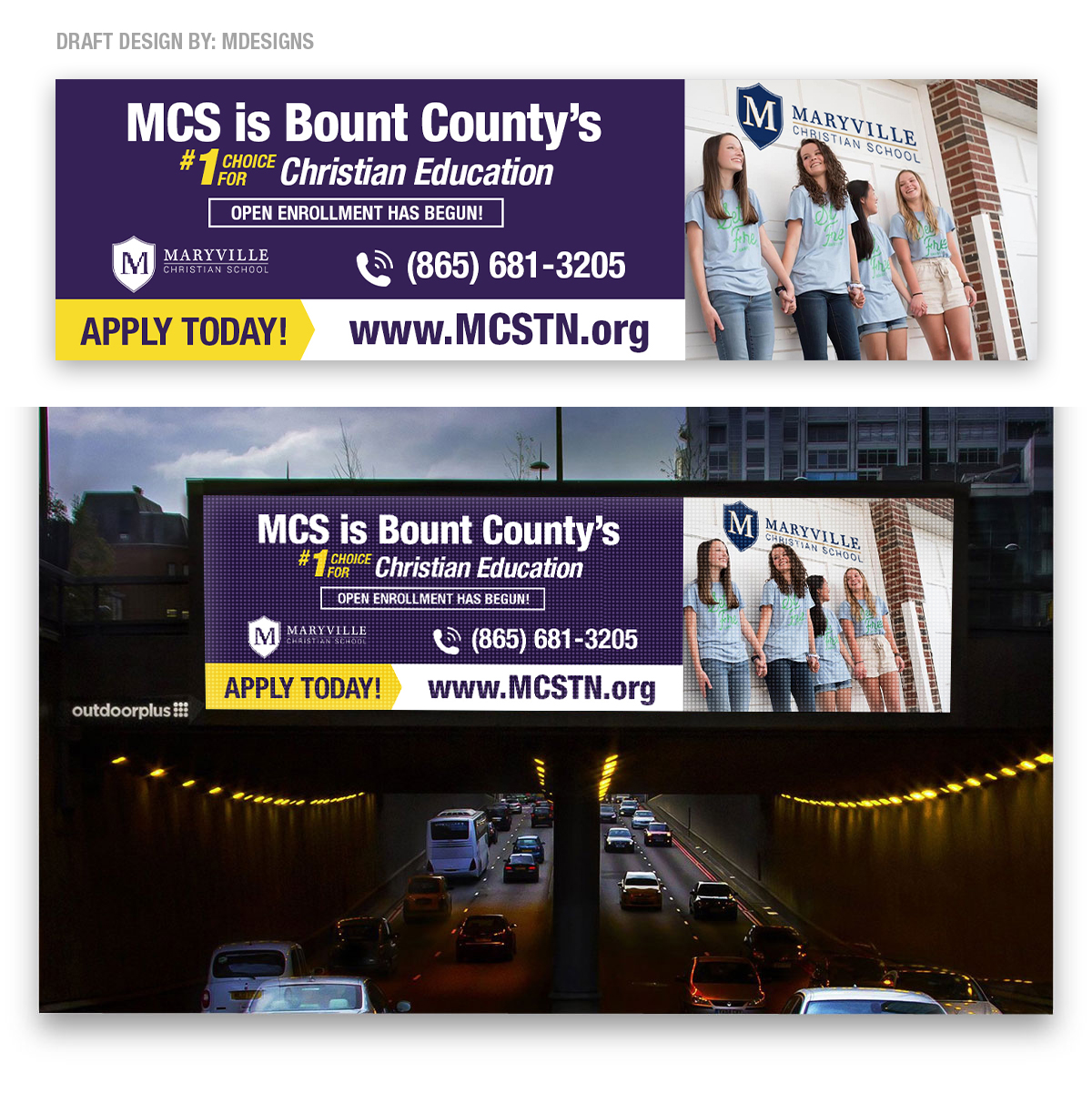 Graphic Design by MDesigns ™ for Maryville Christian School | Design #26556143