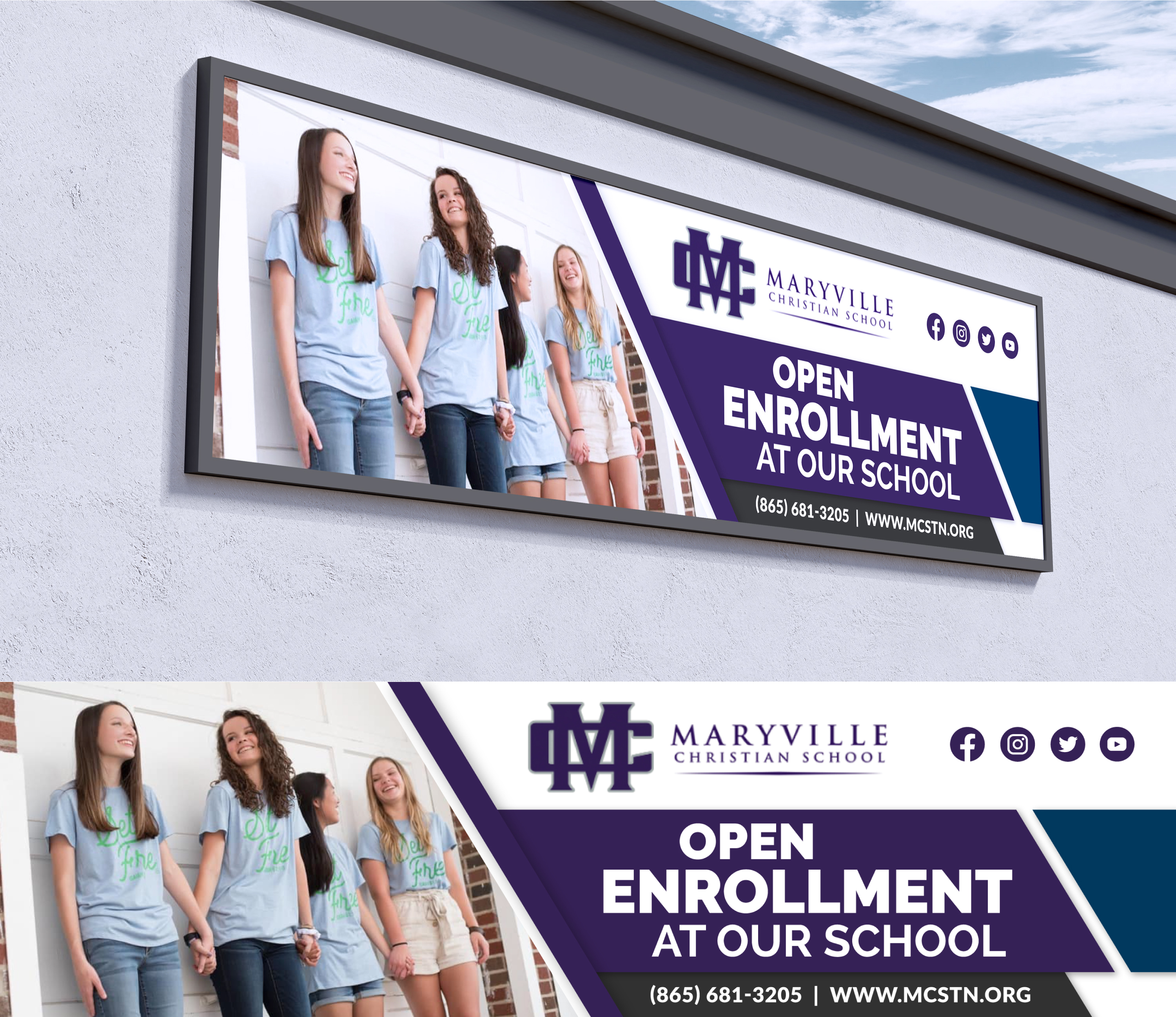 Graphic Design by u2square for Maryville Christian School | Design #26556229