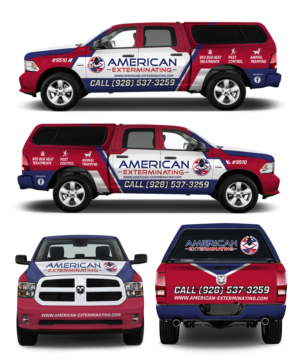 American Exterminating Truck Wrap | Car Wrap-Design von SAI DESIGNS