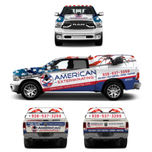 American Exterminating Truck Wrap | Car Wrap-Design von Yoga Tri
