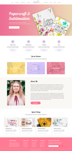LindaK Designs | Diseño Web por divyanshutomar78
