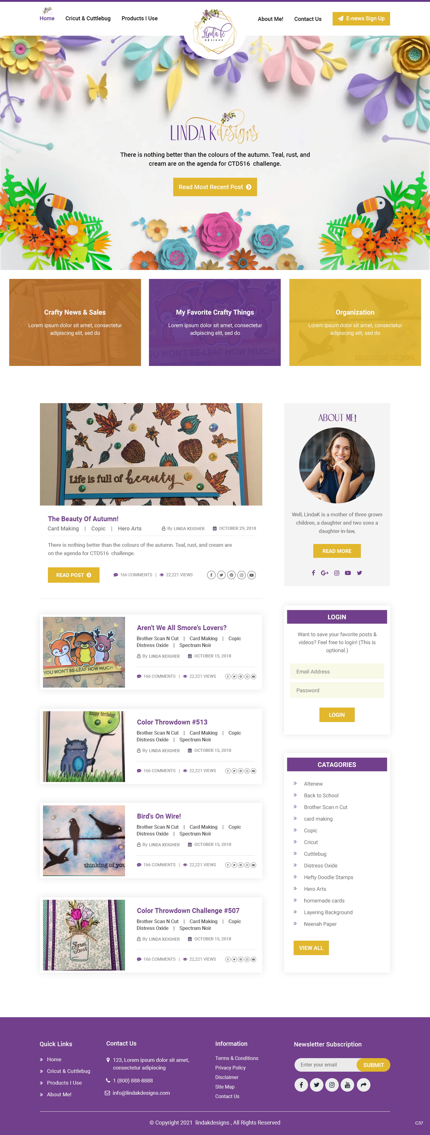 Web Design by pb for LindaK Designs | Design #26559297