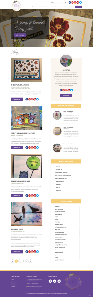 Web Design by pb for LindaK Designs | Design: #26559298