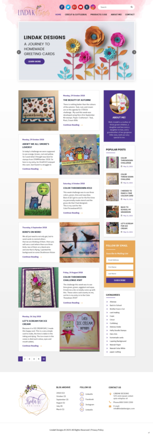 Web Design by pb for LindaK Designs | Design: #26559299