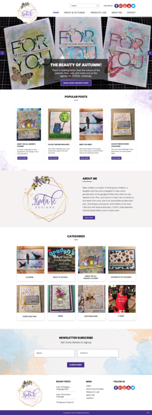 LindaK Designs | Diseño Web por pb