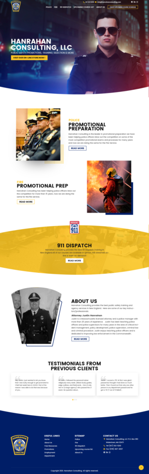 Hanrahan Consulting Updated Web design | Web Design by syrwebdevelopment