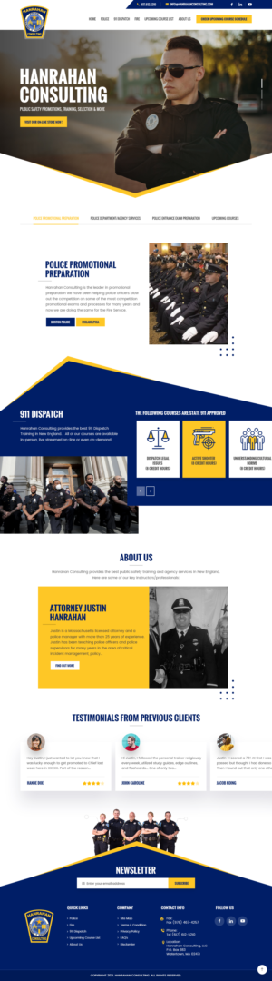 Hanrahan Consulting Updated Web design | Web-Design von nzdesigners