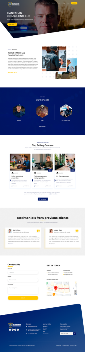 Hanrahan Consulting Updated Web design | Web-Design von Mukarram Haidari