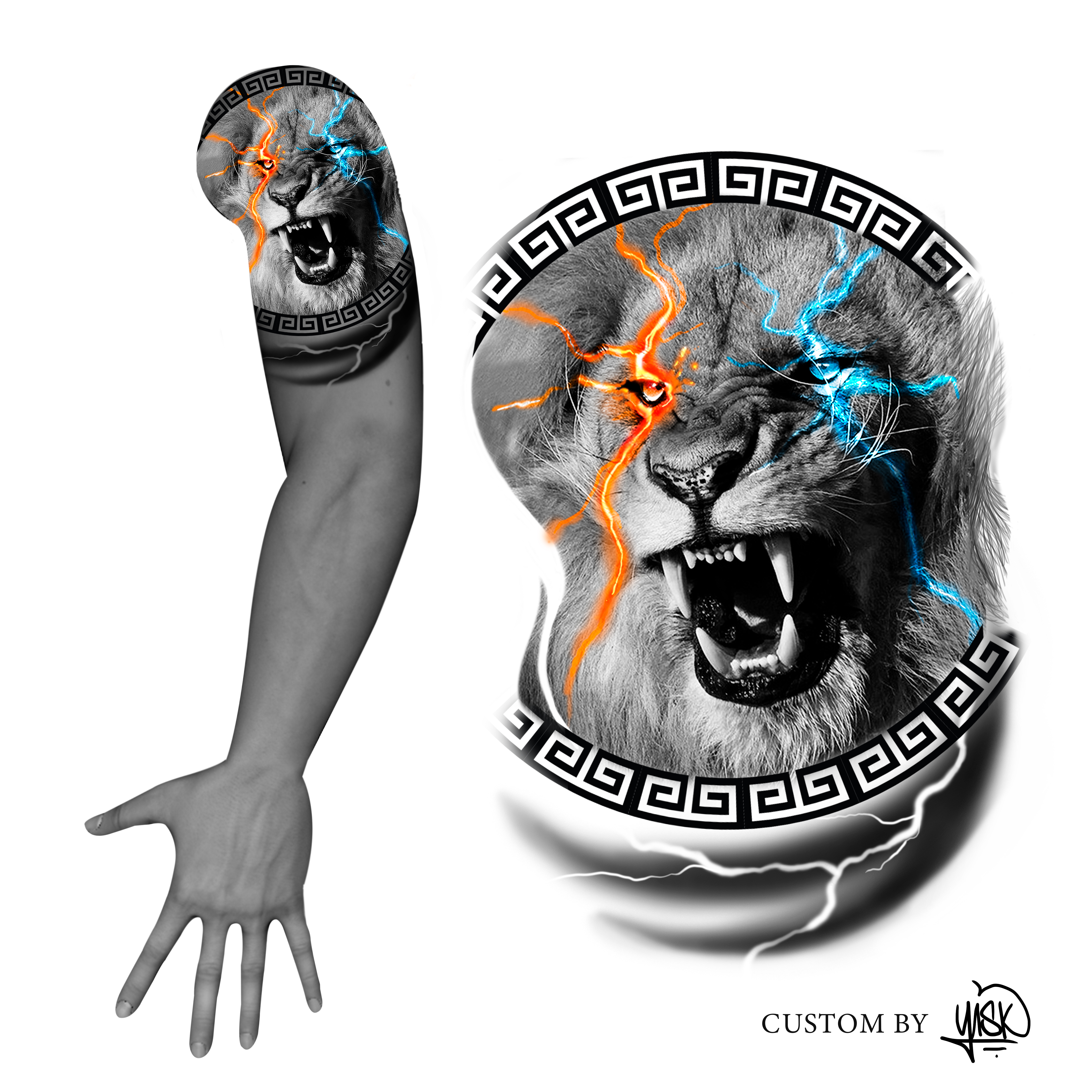 Tattoo Design by El Yisk 2 for this project | Design #26561453