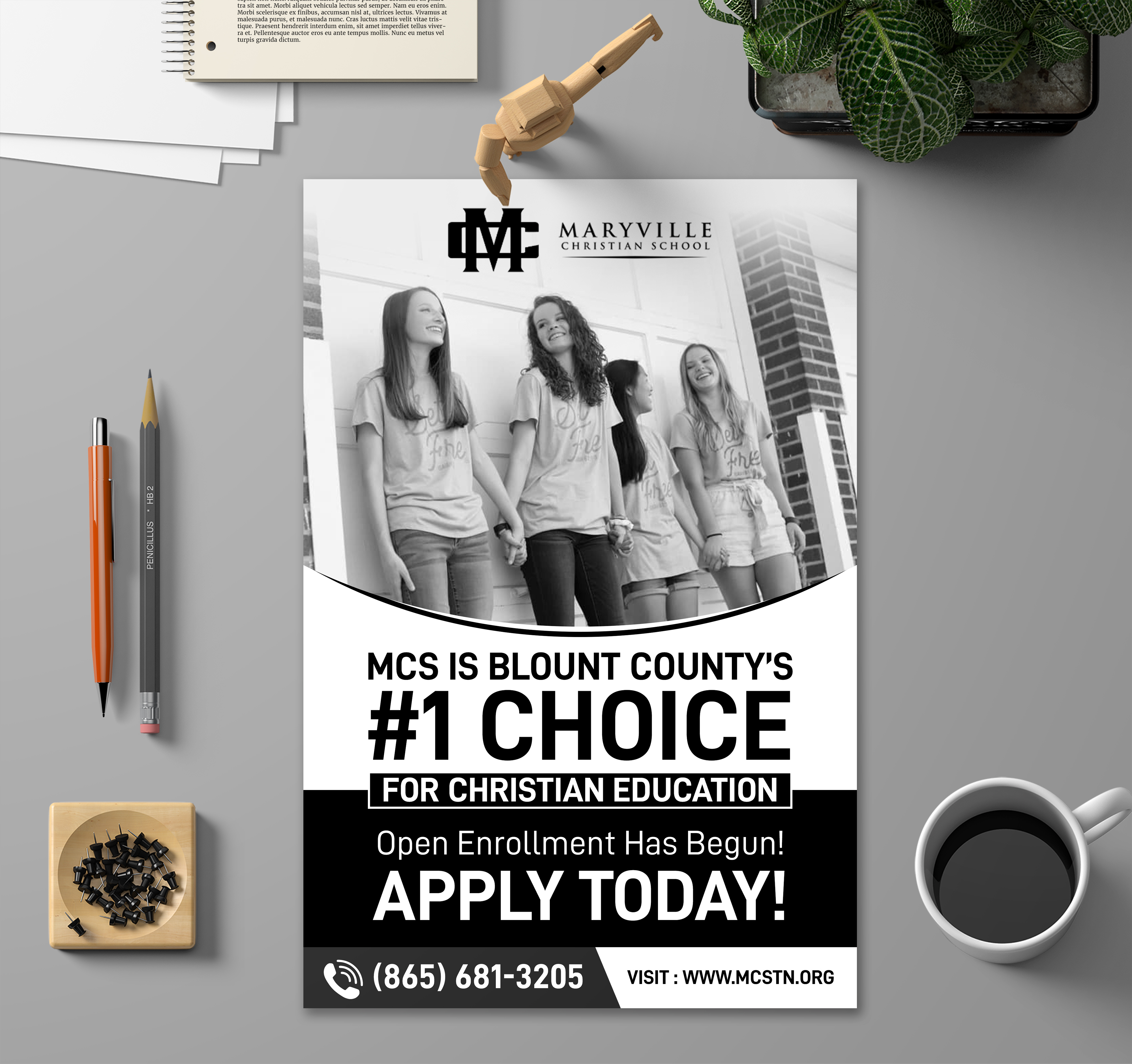 Graphic Design by Feeling Happy for Maryville Christian School | Design #26553571