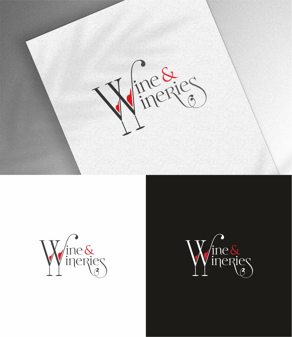 Logo Design by Dave Paresh for WINE AND WINERIES SRL | Design #26553195