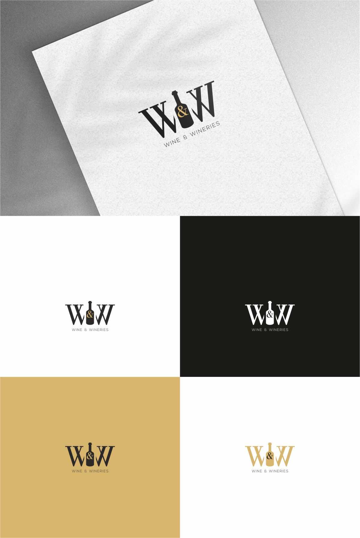 Logo Design by Dave Paresh for WINE AND WINERIES SRL | Design #26573352