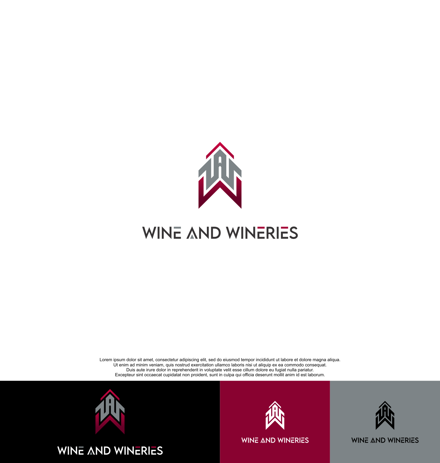 Diseño de Logo por siti MWDesign para WINE AND WINERIES SRL | Diseño #26566903