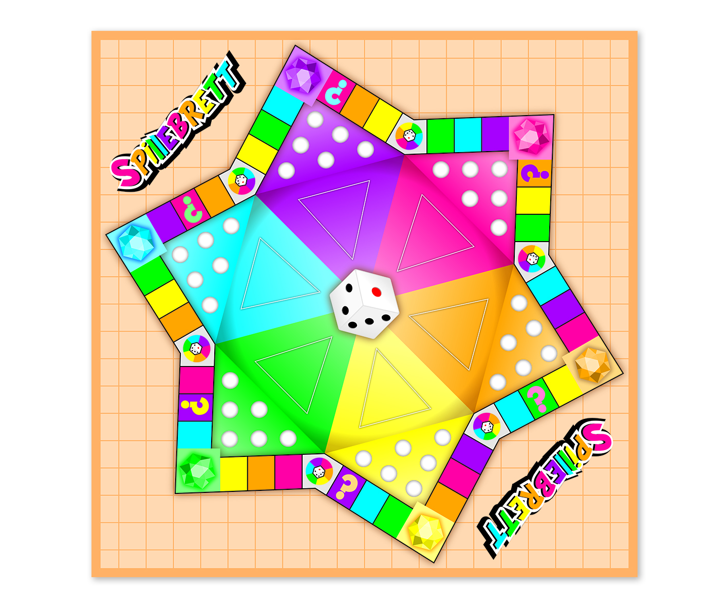 Graphic Design by Emmi for Happy Dice | Design #26582286