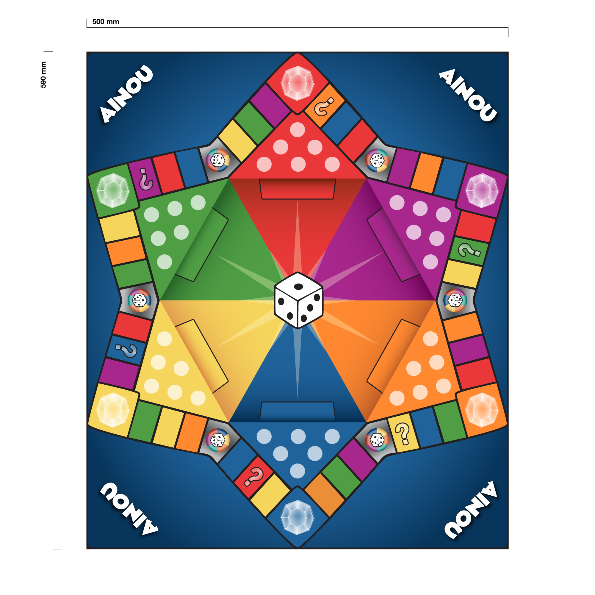 Graphic Design by wall-jamboree for Happy Dice | Design #26606035