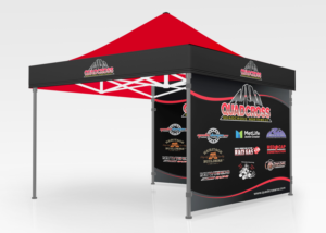 Custom 10' x 10' canopy side wall | Graphic Design by mmmarif1982