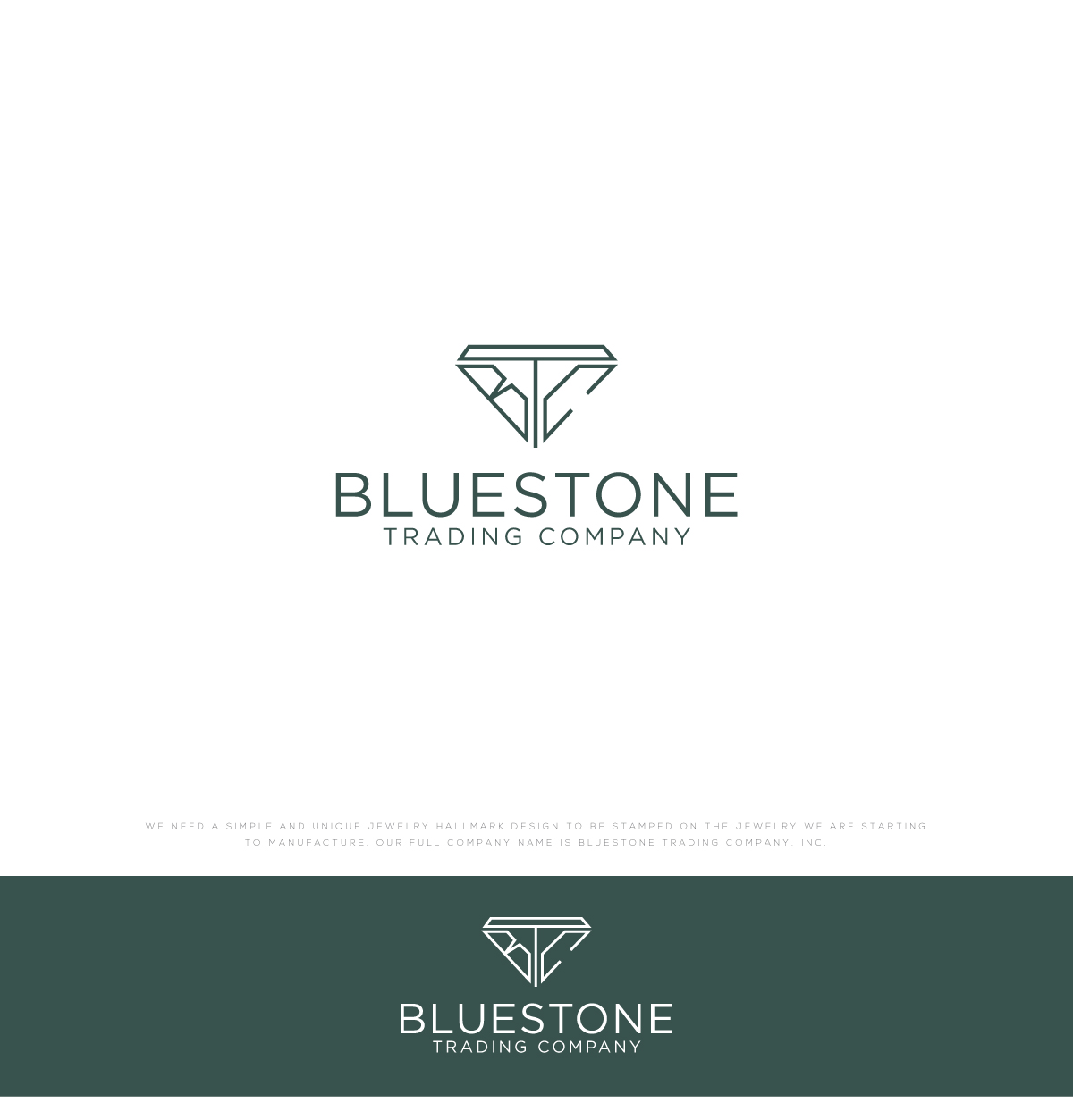 Logo Design by ecorokerz for Bluestone Trading Company | Design #26557251