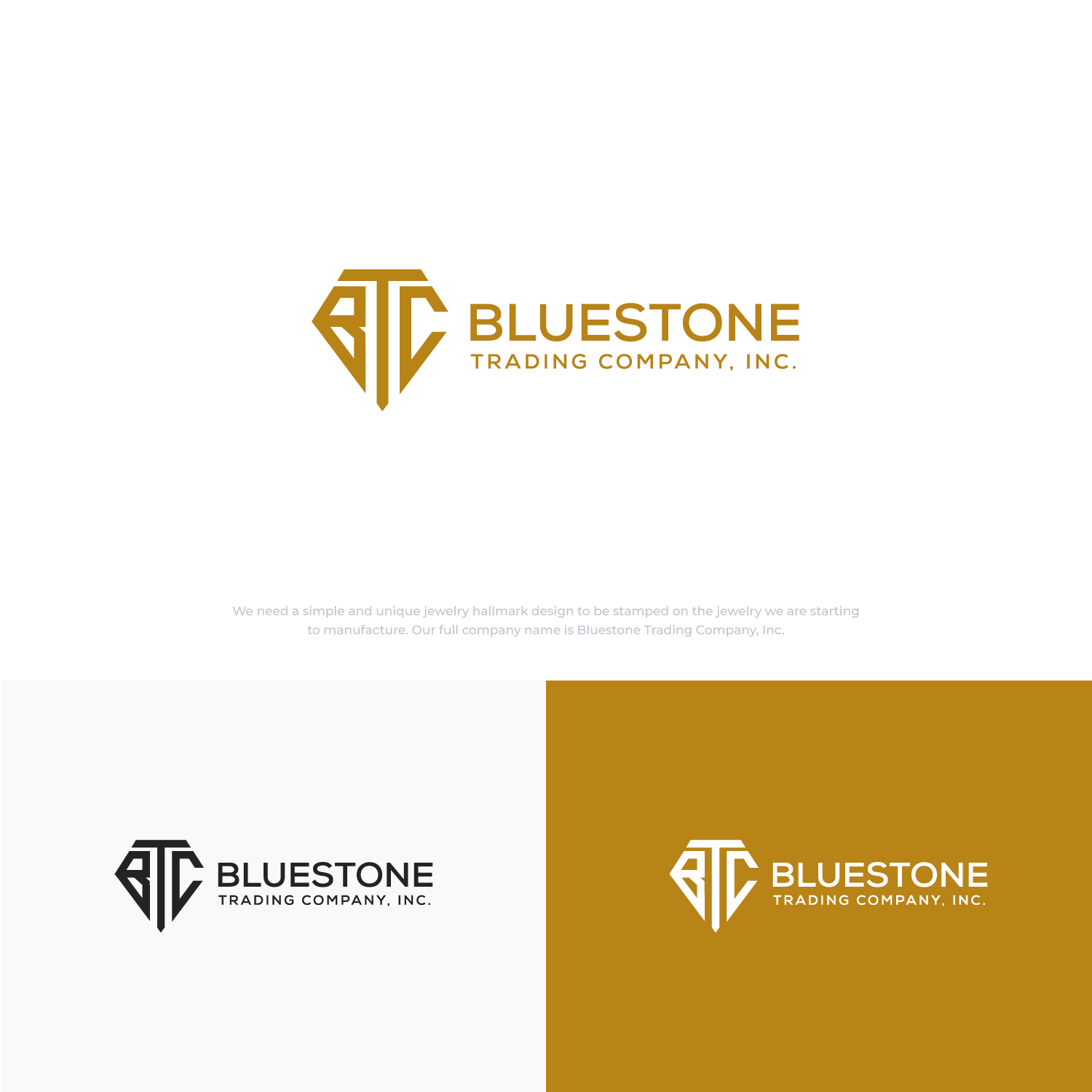 Logo Design by mintcreative for Bluestone Trading Company | Design #26559531