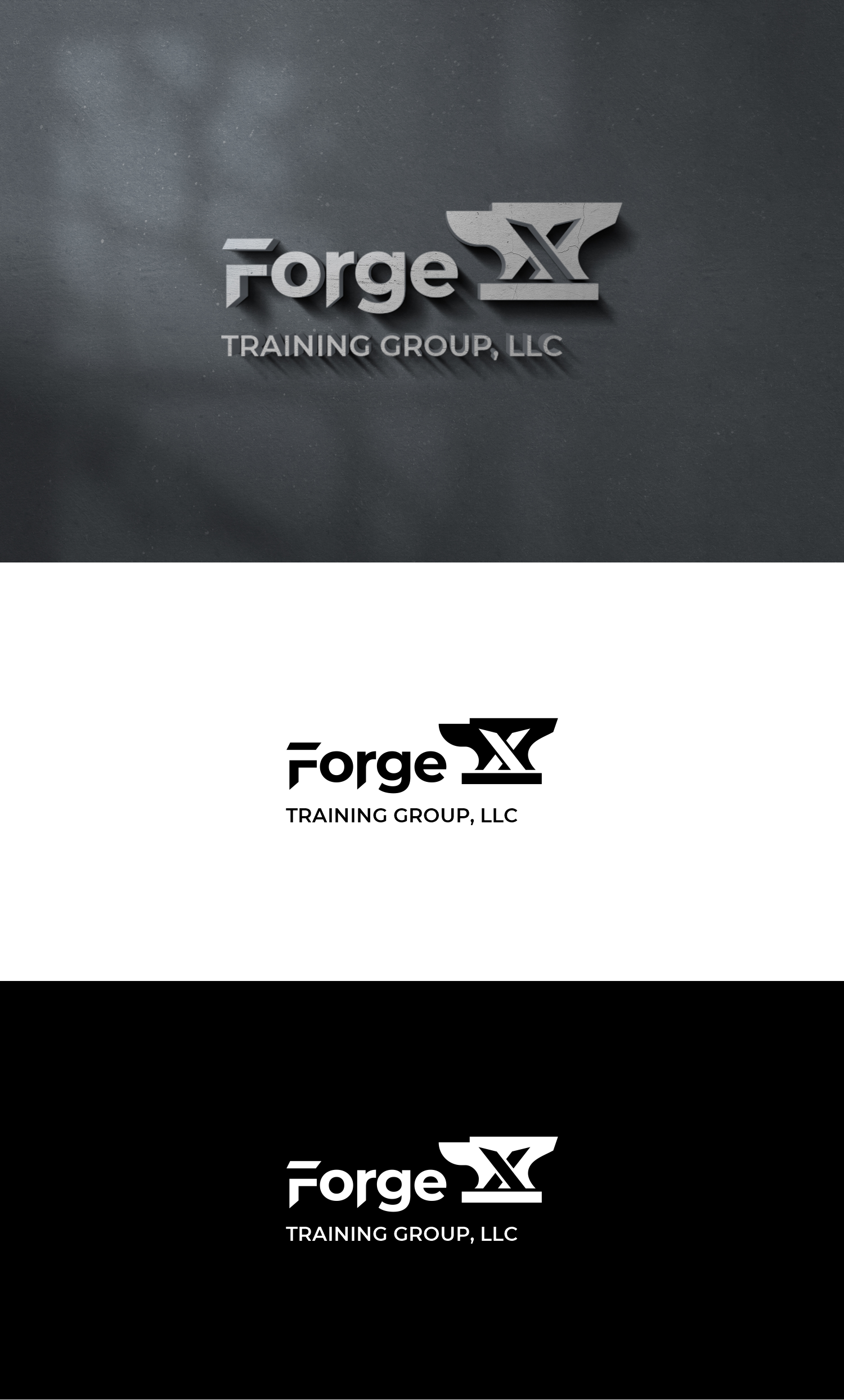 Logo Design by Omee for Forge X Training Group, LLC | Design #26584101