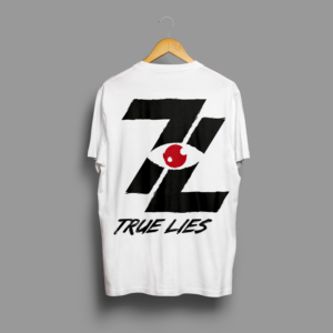 TRUE LIES BRAND LOGO THAT WILL BE ON ALL APPAREL. | T-shirt Design by Oleksandr Tovarkov