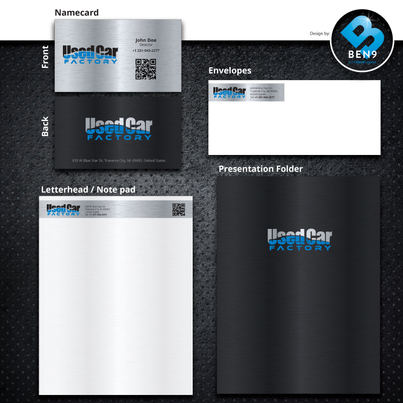 Stationery Design by Ben9Graphic for this project | Design #26595367