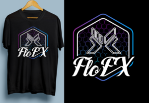 2 or 3 color screen print design for "Flo FX" | T-shirt Design by SAI DESIGNS