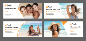 Banner Ad Design by Blue Sparrow for Peach Skin & Laser | Design: #26568147