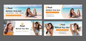 Banner Ad Design by Blue Sparrow for Peach Skin & Laser | Design: #26568148