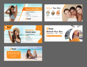 Banner Ad Design by Blue Sparrow for Peach Skin & Laser | Design: #26568149