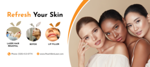Banner Ad Design by Blue Sparrow for Peach Skin & Laser | Design: #26568156