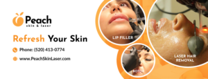 Banner Ad Design by Blue Sparrow for Peach Skin & Laser | Design: #26568163