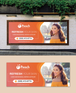 Banner Ad Design by Fat Bat Man for Peach Skin & Laser | Design: #26577054