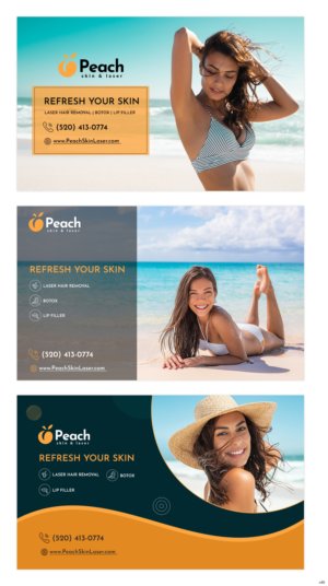 Diseño De Banner Publicitario por pb para Peach Skin & Laser | Diseño: #26564704