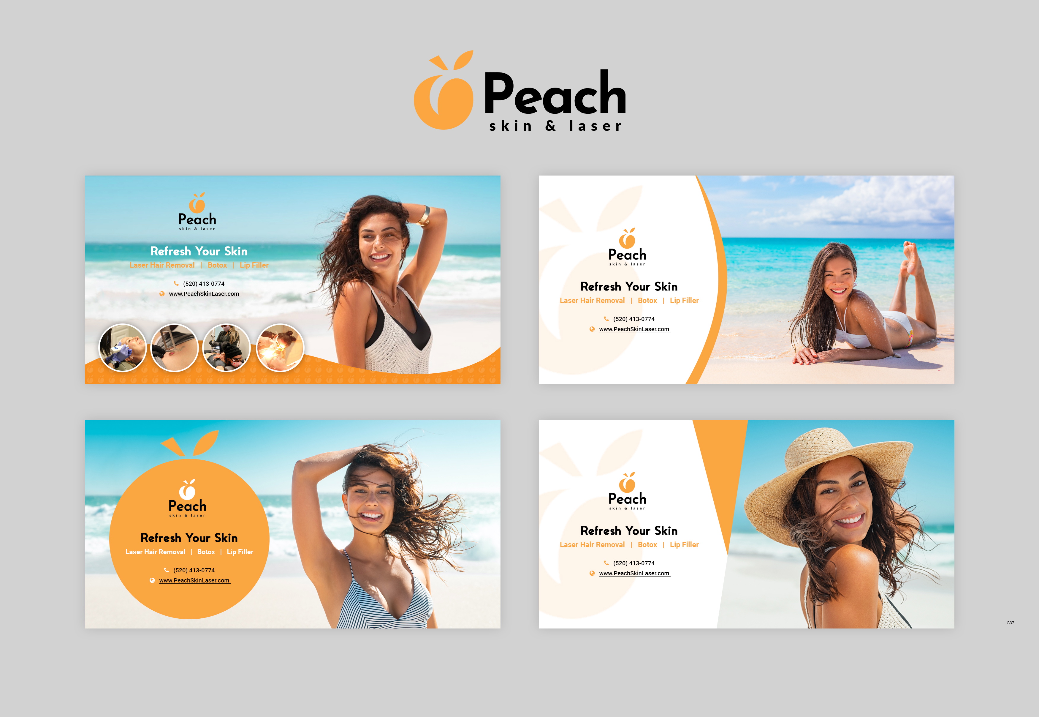 Banner Ad Design by pb for Peach Skin & Laser | Design #26564705