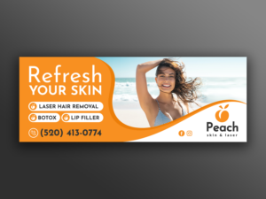Banner Ad Design by OwnDesign for Peach Skin & Laser | Design: #26599390