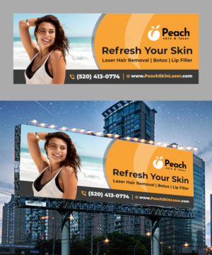 Diseño De Banner Publicitario por ecorokerz para Peach Skin & Laser | Diseño: #26563933