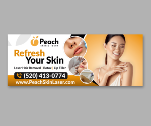 Banner Ad Design by ecorokerz for Peach Skin & Laser | Design: #26570317