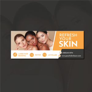 Banner Ad Design by vcreatived for Peach Skin & Laser | Design: #26578106
