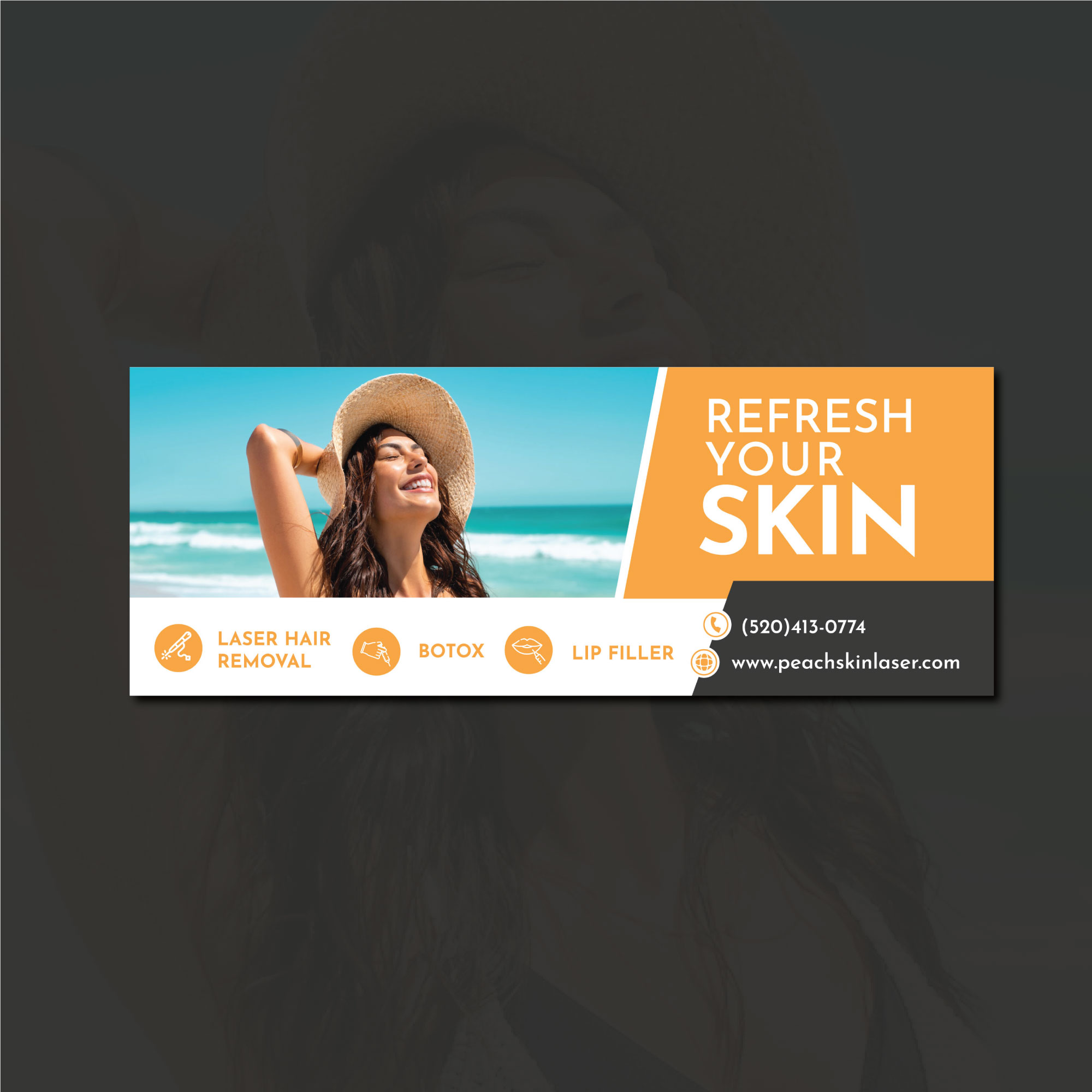 Banner Ad Design by vcreatived for Peach Skin & Laser | Design #26578107