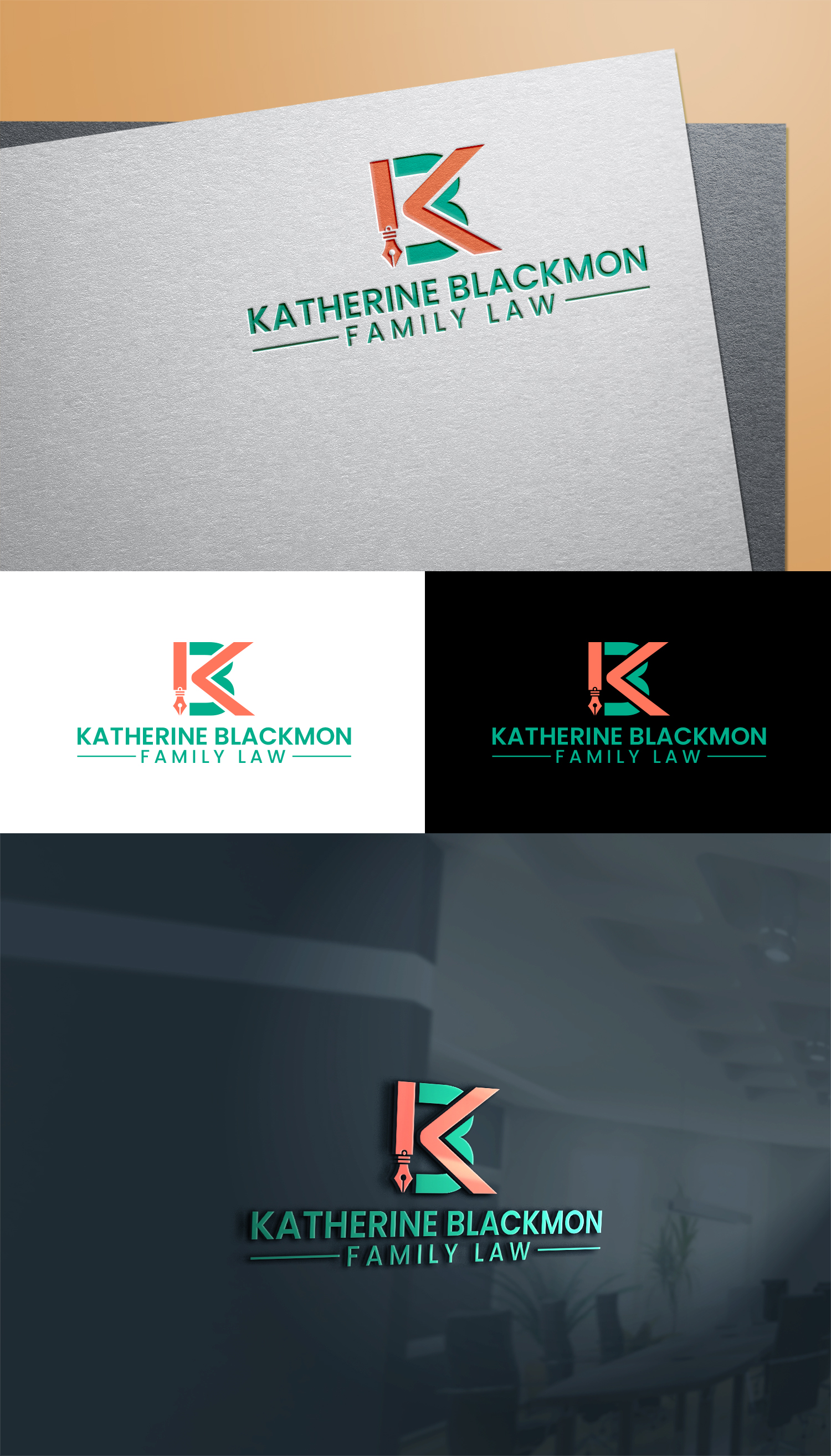 Logo Design by MD Aminul Islam for Law Offices of Katherine E Blackmon | Design #26564129