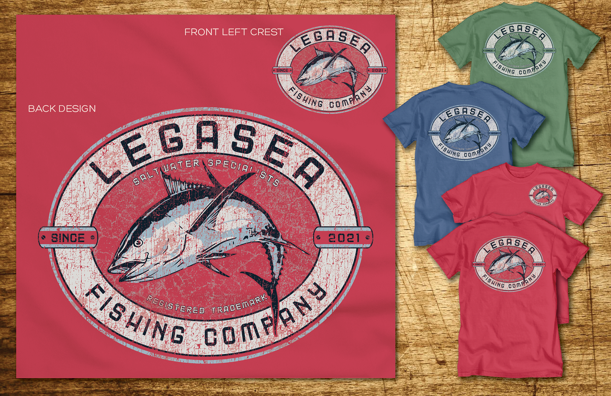 T-Shirt-Design von CoffeeBreak88 für LegaSea | Design #26596564