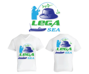 Saltwater Fishing Shirt Design | T-shirt Design by Kalla