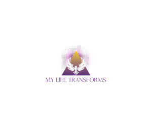 My Life Transforms (positioned beneath the logo) | Logo Design by pteroduck
