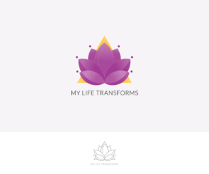 My Life Transforms (positioned beneath the logo) | Logo Design by lionx