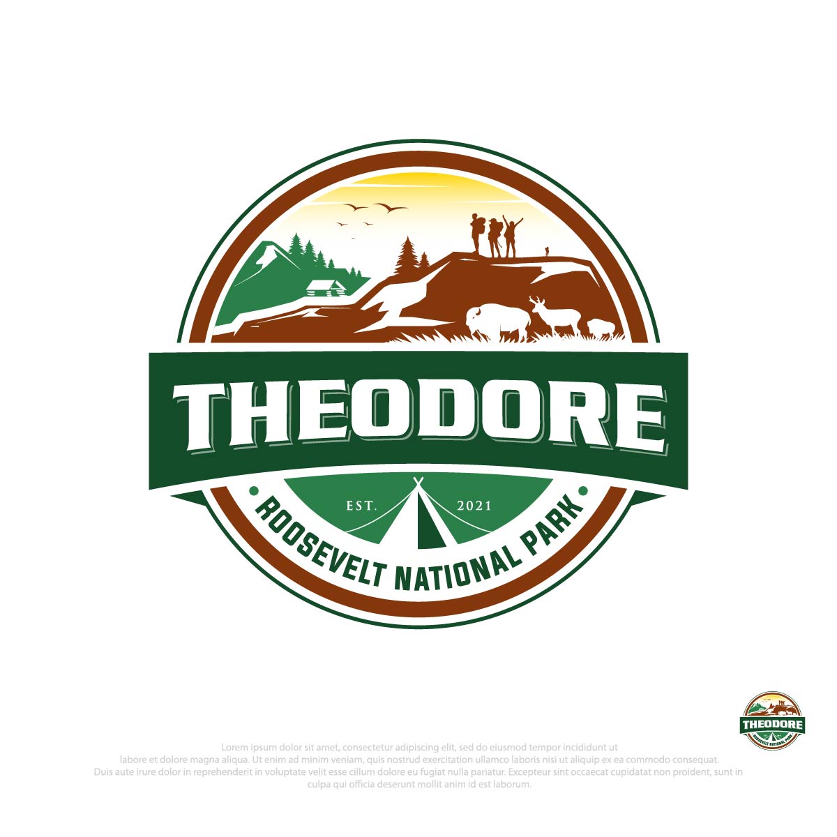 Logo Design by DesignLima for Theodore Roosevelt Nature & History Association | Design #26560963
