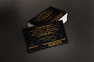 Business Card Design by Olivier Chaux for A Class Lingerie | Design: #3061255